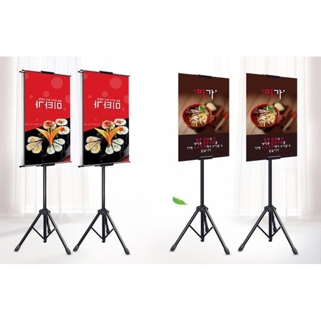 Painting Poster Frame Rack Poster Floor Stand Indoor Banner Floor Stand Kt  Board Holder Advertising Poster Display Rack